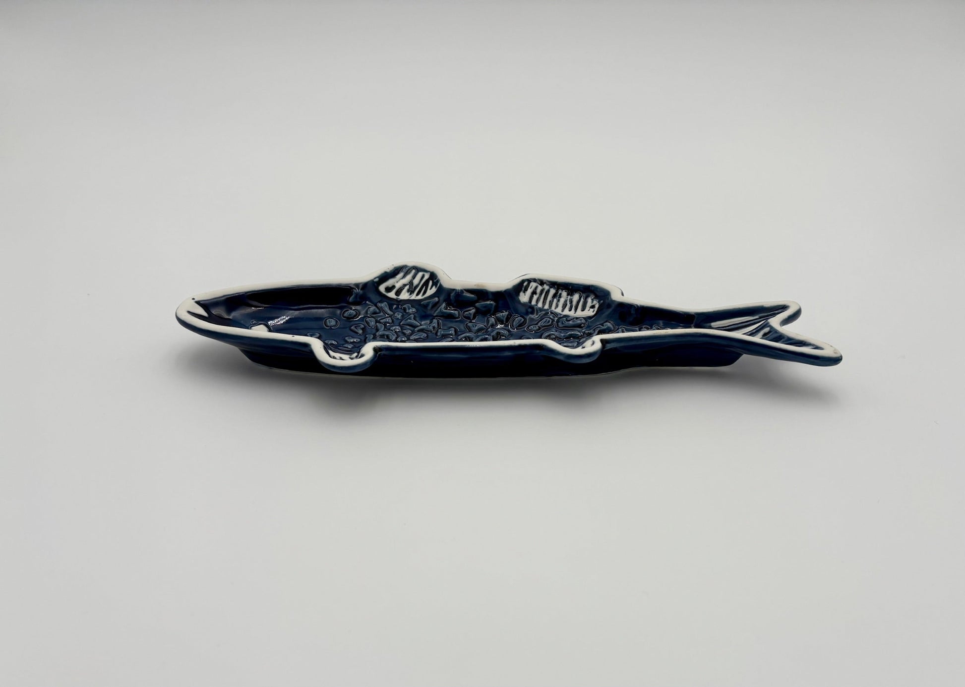 Dark Blue Fish Dish
